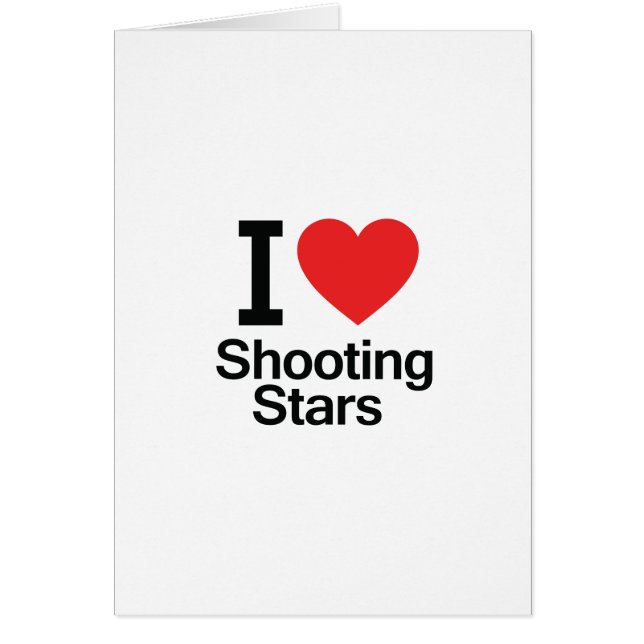 I Love Shooting Stars (Front)