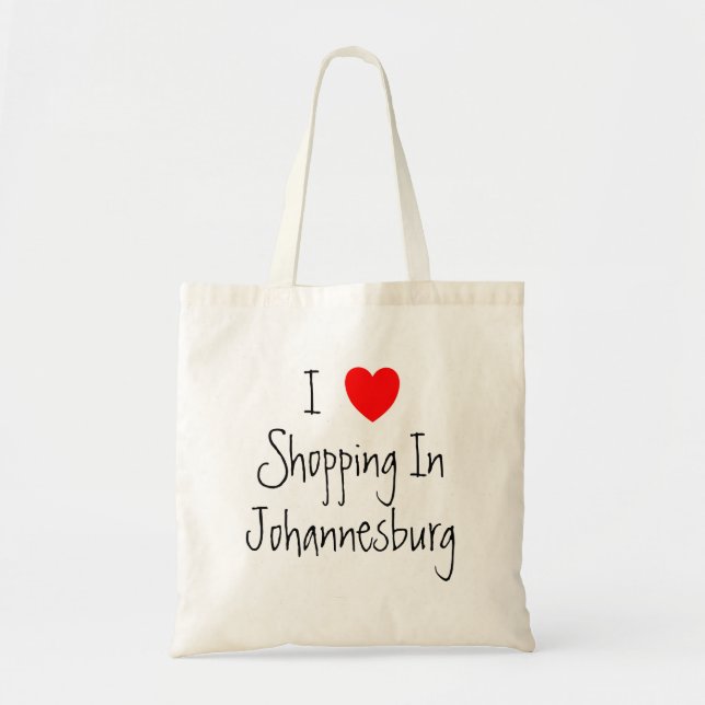 I Love Shopping In Johannesburg Tote Bag (Front)