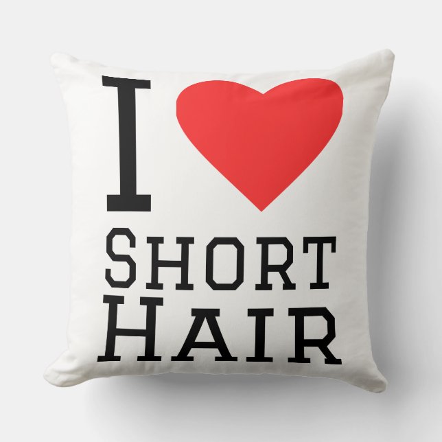 I love short hair cushion (Front)