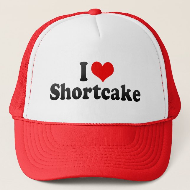 I Love Shortcake Trucker Hat (Front)
