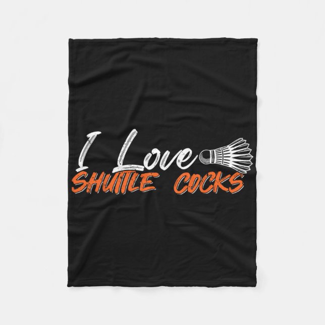I Love Shuttle S 2  Fleece Blanket (Front)