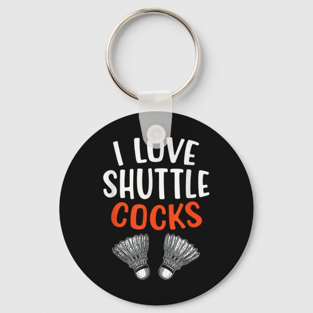 I Love Shuttle S  Key Ring (Front)