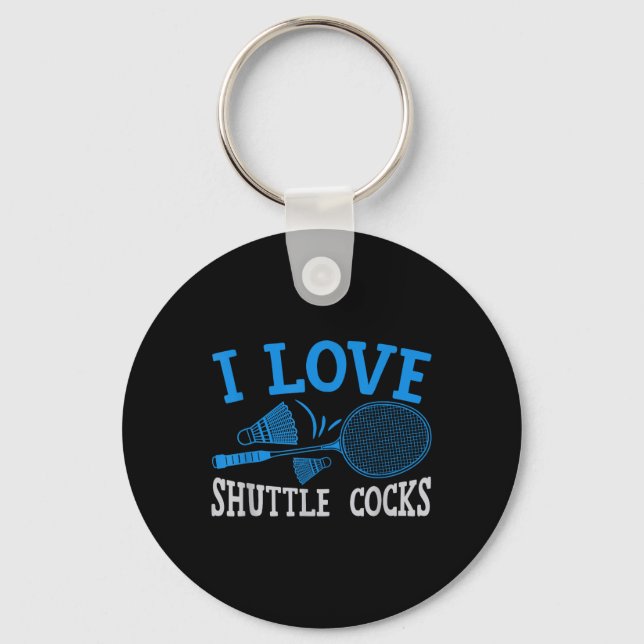 I Love Shuttle S  Key Ring (Front)