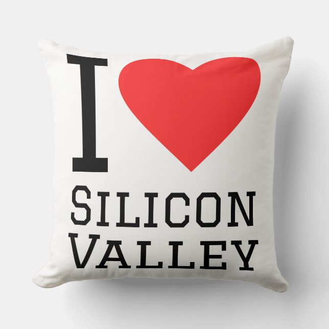 I love Silicon Valley  Cushion (Front)