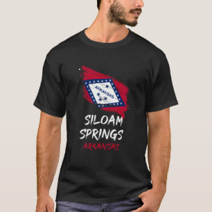 I Love Siloam Springs Arkansas Splatter Vacation S T-Shirt
