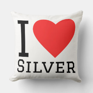 I love silver cushion