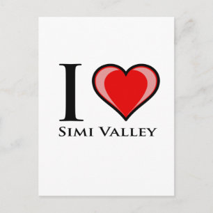 I Love Simi Valley Postcard