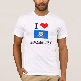 I Love Simsbury Connecticut T-Shirt