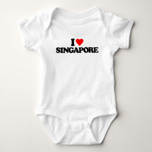 I LOVE SINGAPORE BABY BODYSUIT