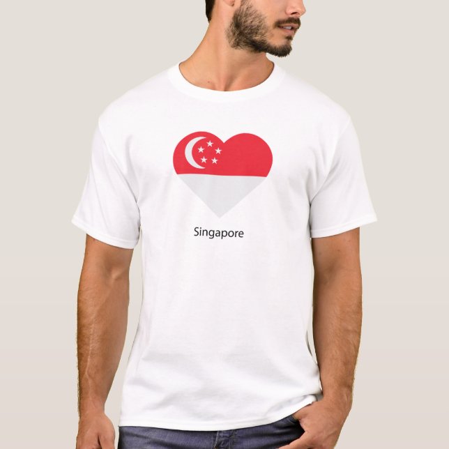 I Love Singapore T-Shirt (Front)