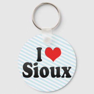 I Love Sioux Key Ring