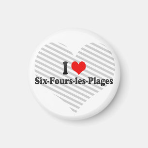 I Love Six-Fours-les-Plages, France Magnet