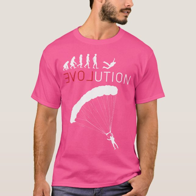 I Love Skydiving T-Shirt (Front)