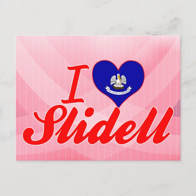 I Love Slidell, Louisiana Postcard (Front)