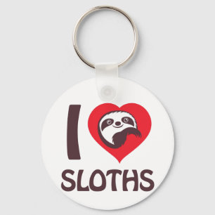 I love Sloths Key Ring