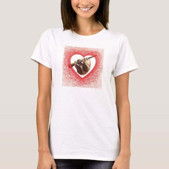 I  love Sloths! T-Shirt (Front)