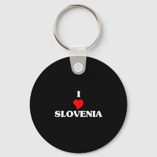 I Love Slovenia Key Ring