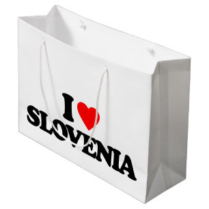 I LOVE SLOVENIA LARGE GIFT BAG