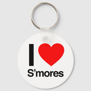 i love s'mores key ring