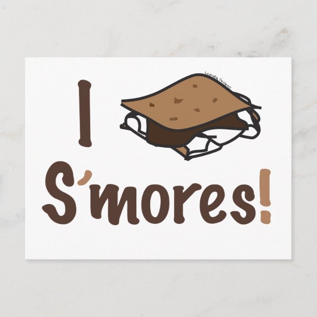 I Love S'mores Postcard (Front)
