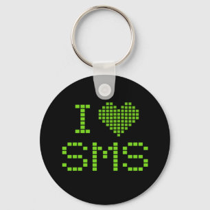 I LOVE SMS - keychain
