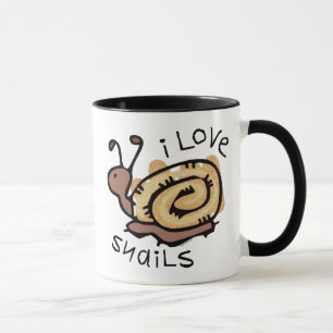 I Love Snails Mug