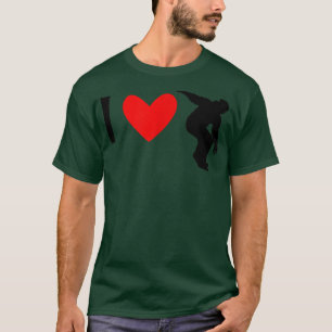 I Love Snowboarding Snowboard T  T-Shirt