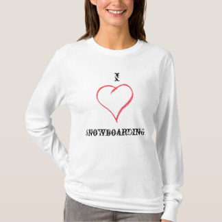I Love Snowboarding T-Shirt