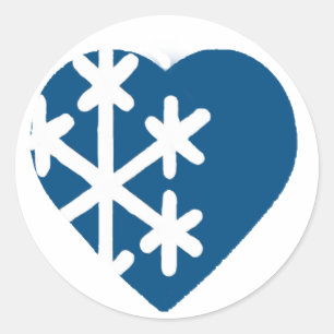 I love Snowflakes - stickers