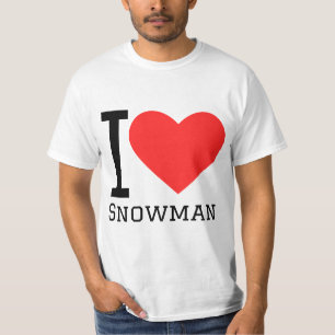 I love snowman T-Shirt