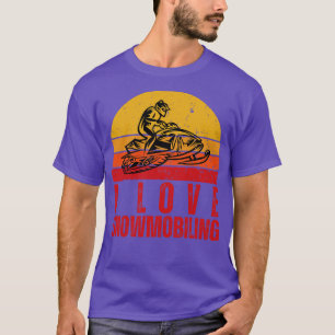 I Love Snowmobiling 10 T-Shirt