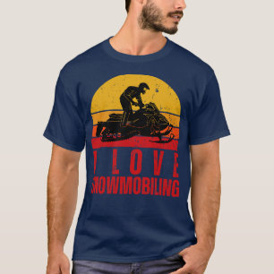 I Love Snowmobiling 12 T-Shirt
