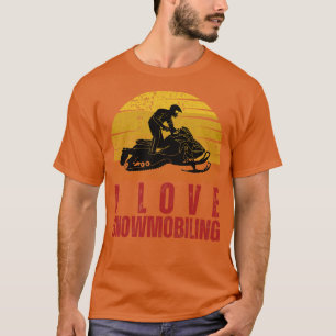 I Love Snowmobiling 6 T-Shirt
