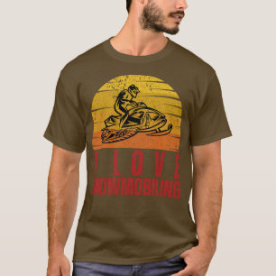 I Love Snowmobiling 7 T-Shirt