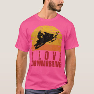 I Love Snowmobiling 8 T-Shirt