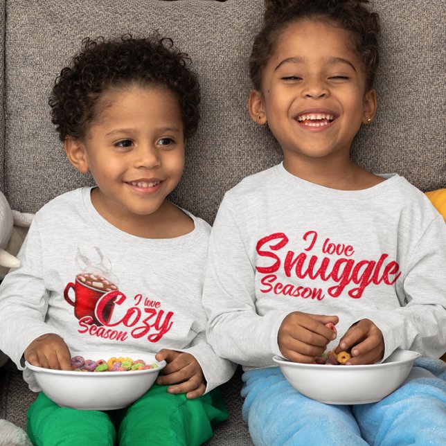 I Love Snuggle Season Baby T-Shirt (Creator Uploaded)