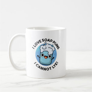 I Love Soap Puns I Cannot Lye Funny Pun  Coffee Mug