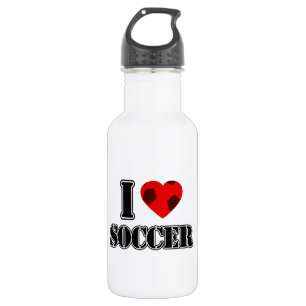 I Love Soccer - 532 Ml Water Bottle