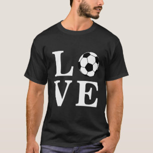 I Love Soccer Ball Hoodie T-Shirt