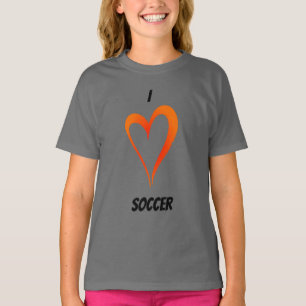 I Love Soccer - Kids Pullover Hoodie