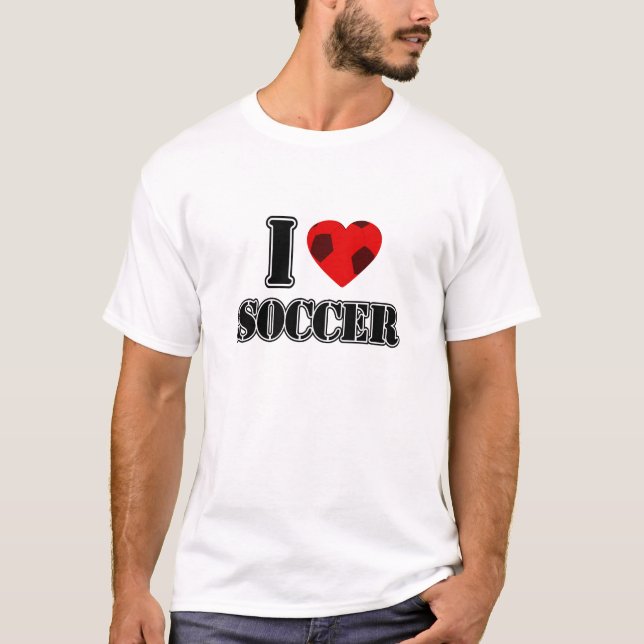 I Love Soccer T-shirt (Front)