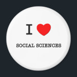 I Love SOCIAL SCIENCES Magnet<br><div class="desc">Use the search tool at my store for other SOCIAL SCIENCES merchandise. I Love SOCIAL SCIENCES products avaiable on tshirts, sweatshirts, kids shirts, infant onsies, stickers, magnets, and much more SOCIAL SCIENCES clothing fully customisable to your specifcations. If you like what you see, please link to my store (www.zazzle.com/ilovemyshirt) or...</div>