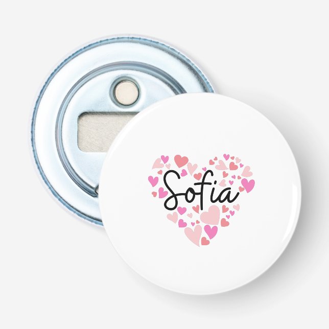 I love Sofia Bottle Opener (Front)