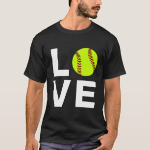 I Love Softball T-Shirt