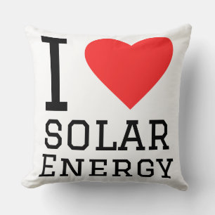 I love solar energy cushion