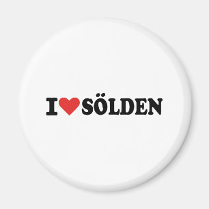 I love Sölden Magnet