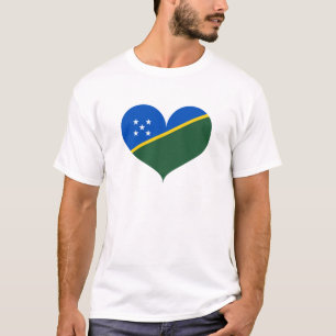 I Love Solomon Islands Flag T-Shirt