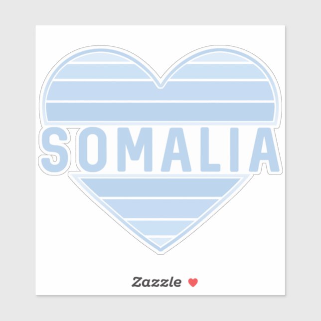 I Love Somalia, Somali Heart (Sheet)