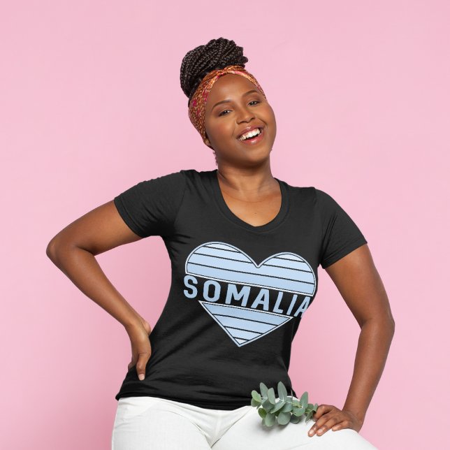 I Love Somalia, Somali Heart T-Shirt (Somalia Heart T-Shirt)