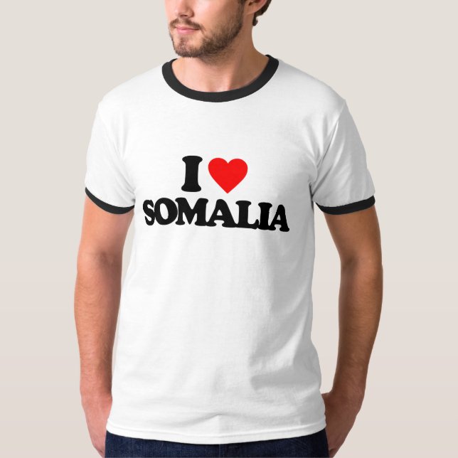 I LOVE SOMALIA T-Shirt (Front)